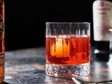 The classic Boulevardier cocktail features sweet vermouth and Campari