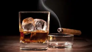 Bourbon and cigars are a classic pairing