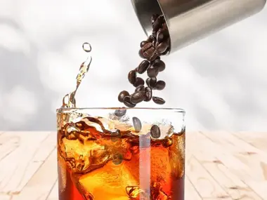Infuse your bourbon with coffee then add it to cocktails, for a stronger profile.