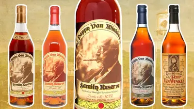 Pappy Van Winkle is highly sought after by whiskey aficionados for its rarity and quality
